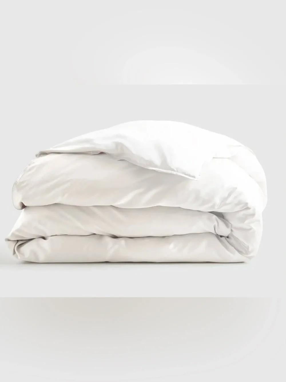 NWOT Quince Bamboo 1 Piece Duvet Cover, Full/Queen (White)